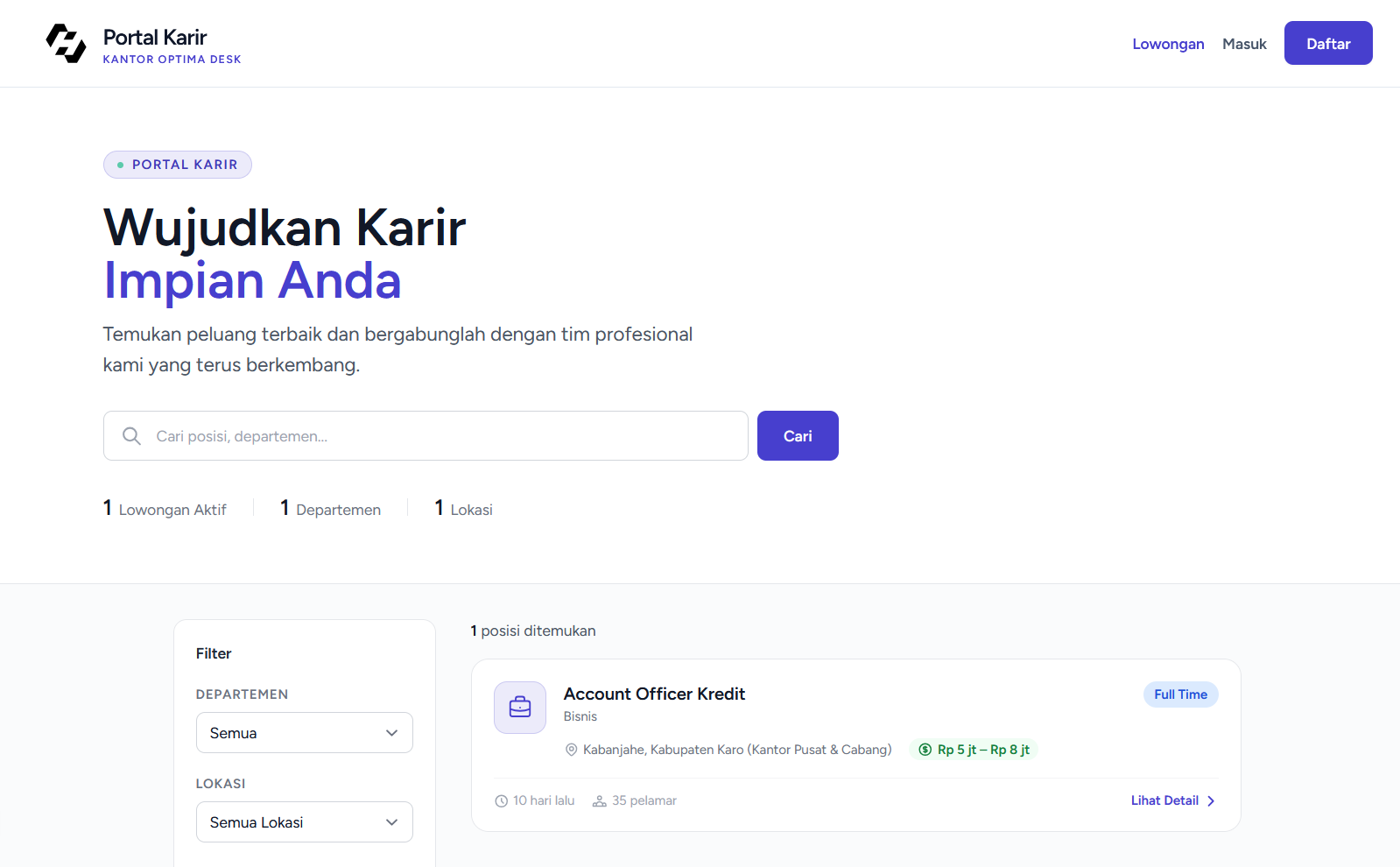 Landing Page