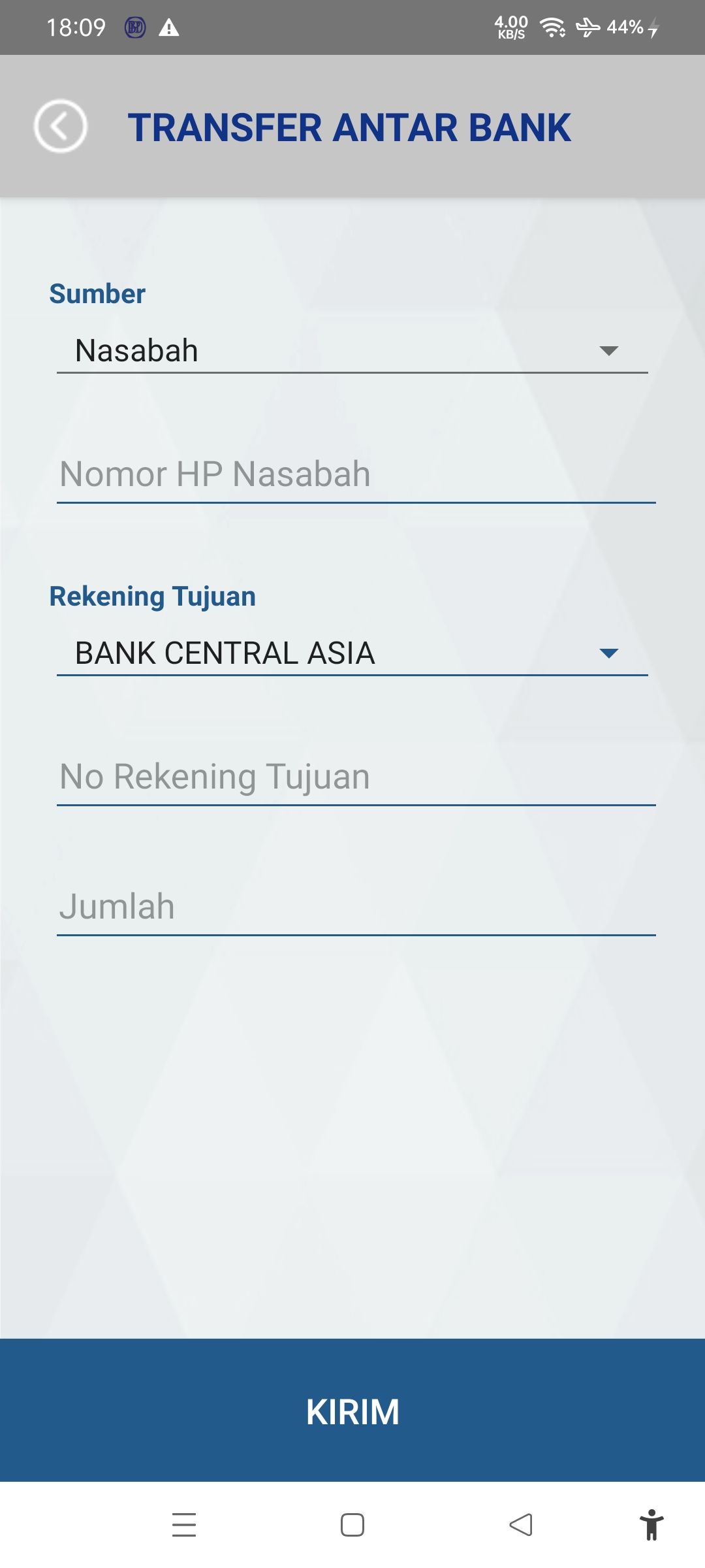 Transfer Antar Bank